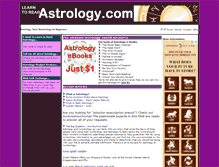 Tablet Screenshot of learntoreadastrology.com